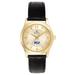 Women's Bulova Gold Marymount Saints Stainless Steel Watch with Leather Band