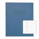 RHINO 8 x 6.5 Exercise Book 48 Page, Light Blue, 8mm Ruled & Margin Pages (Pack 100)