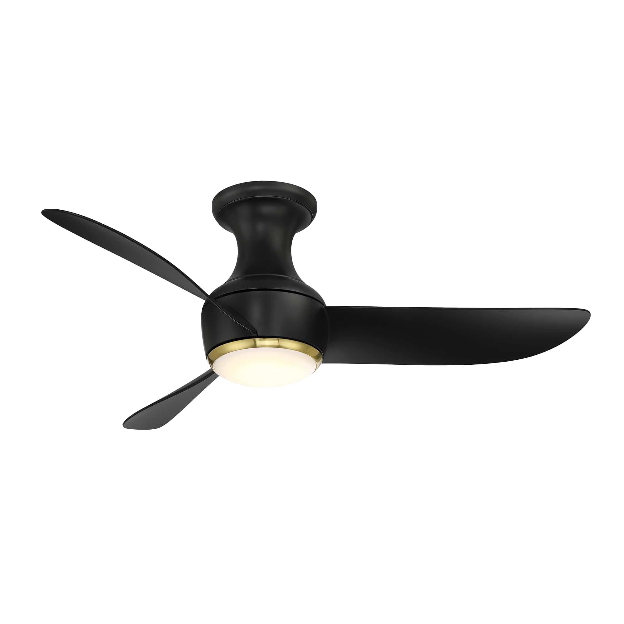 Modern Forms Corona Outdoor Rated 44 Inch Flush Mount Fan with Light Kit - FH-W2203-44L-SB/MB