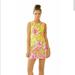 Lilly Pulitzer Dresses | Lily Pulitzer Delia Sunglow Yellow Southernmost Point Print Shift Dress | Color: Yellow | Size: 2