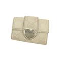 Gucci Accessories | Gucci Key Holder Key Case Guccissima Beige Gold Woman Authentic Used G910 | Color: Cream | Size: Size Width: About 9.5 Cm
