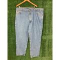 Carhartt Jeans | Carhartt Men's Relaxed Fit Tapered Leg Light Wash Denim Jeans Size 48 X 32 | Color: Blue | Size: 48 X 23