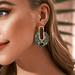 Anthropologie Jewelry | Coabalone Shell Gold Statement Earrings | Color: Gold | Size: Os