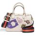 Coach Bags | Coach Mini Bennett Satchel Crossbody Leather With Patches And Strap White Color | Color: White | Size: Os