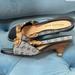 Louis Vuitton Shoes | Authenticlouis Vuitton Sling Back Sandals Sz 38.5 Nwot | Color: Blue/Tan | Size: 8.5