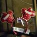 Disney Accessories | Holiday Christmas Cookie Ear | Color: Red/White | Size: Os