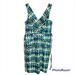 Anthropologie Dresses | Euc Plenty By Tracy Reese Multi Checkered Tie Waist Pocketed Sheath Dress | Color: Blue/Green | Size: 4