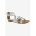 Women's Nobu Sandal by Bellini in White Pebbled (Size 6 1/2 M)