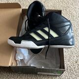 Adidas Shoes | Adidas Womens Team Feather Light Black 7.5 | Color: Black/Green | Size: 7.5