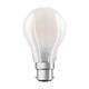 OSRAM LED Star Classic A100, frosted filament LED lamp in bulb shape, B22d base, cool white (4000K), replaces conventional 100W bulbs, pack of 6