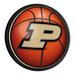 Purdue Boilermakers Basketball 18'' Round Slimline Illuminated Wall Sign