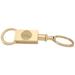 Gold Tulane Green Wave Team Logo Two-Section Key Ring