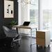 Loft Lyfe Desk w/ 2 Storage Drawers Wood/Metal in White | 30 H x 43.3 W x 21.6 D in | Wayfair LDK330-09NWT-WR