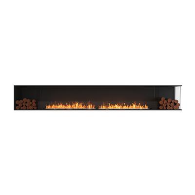 EcoSmart Flex - Front + rechts offen [Ethanol Einbau Gehäuse]: Flex140 - Holzbox doppelseitig Image