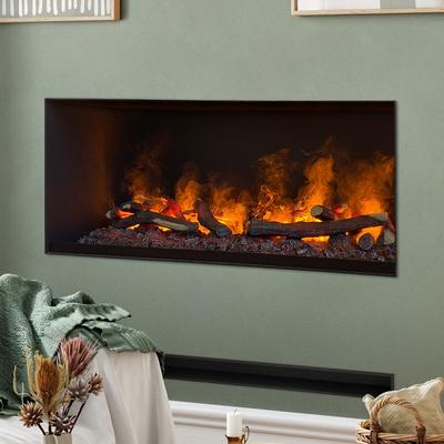 muenkel design wall fire electronic PRO [Opti-myst Elektrokamineinsatz Wandeinbau]: 1100 mm - ohne Dekoholz - Ohne Heizu