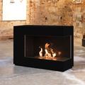 muenkel design loft.line -- C-01 [Design Ethanol Kamin]: Tiefschwarz - safety burner 450