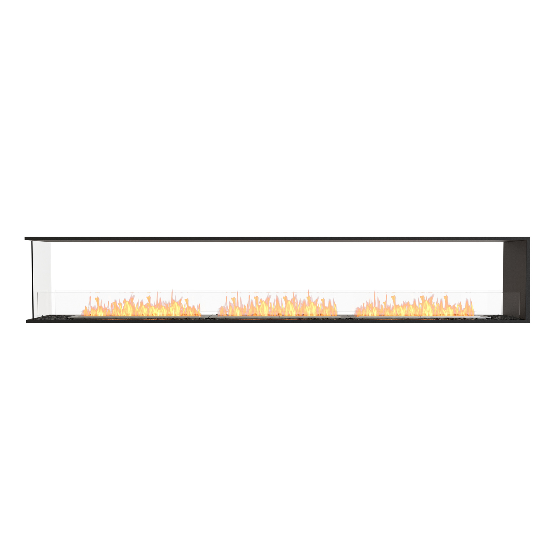 EcoSmart Flex - Raumtrenner - Dreiseitig geöffnet [Ethanol Einbau Gehäuse]: Flex122 - ohne Holzbox Image