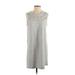 Old Navy Casual Dress - Shift: Gray Marled Dresses - Women's Size Small