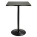 Square Dining Table, Black - 23.62" W x 23.62" D