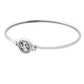 Michael Kors Jewelry | Michael Kors Crystal Pave Silver Tone Logo Bangle Bracelet Mkj6520040 Mkj6520 | Color: Silver | Size: Os