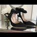 Zara Shoes | Nwt Zara Velvet Ankle Tie Heels 8 | Color: Black | Size: 8