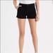 American Eagle Outfitters Shorts | American Eagle Outfitters Black Mid Rise Chino Shorts | Color: Black | Size: 6