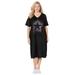 Plus Size Women's Mayfair Park A-line Dress by Catherines in Black Sprinkled Stars (Size 2X)