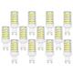 12 Packs G9 LED Light Bulb,10W(Replacement of G9 100W Halogen Lamp) Ceramic Base Non-Dimmable 6000K Cool White 1000LM Household Lighting with 360° Beam Angle