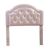 Viv + Rae™ Keltner Panel Headboard Faux Leather/Upholstered in Pink/White | 47.25 H x 57.88 W x 3.75 D in | Wayfair