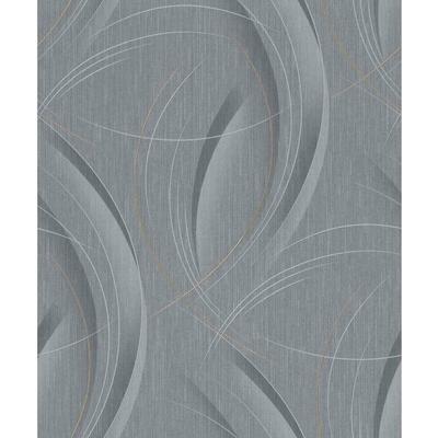 Erismann - Vliestapete Grau 3D Tapete Gemustert gerader Ansatz Fashion for Walls 3 - Grau