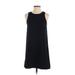 Leith Casual Dress - Shift: Black Solid Dresses - Women's Size X-Small