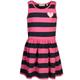 tausendkind essentials - Kleid Small Heart Gestreift In Dunkelblau/Rosa, Gr.140/146