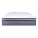 Onetan, 13-Inch Plush Euro top Pocket Coil Hybrid Foam Encased Mattress, with optional 4" or 8" Wood Box Spring set.