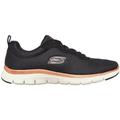 SKECHERS Damen Freizeitschuhe FLEX APPEAL 4.0 - BRILLIANT VIEW, Größe 39 ½ in Schwarz