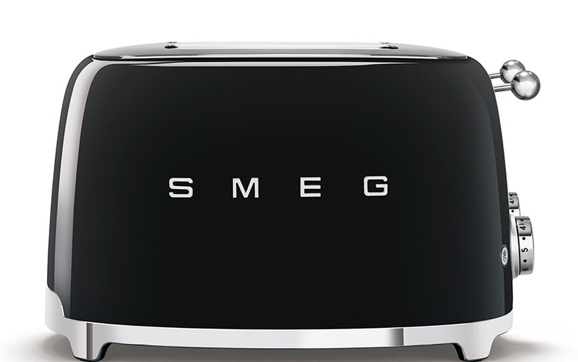 Smeg TSF03BLEU Toaster Schwarz Image