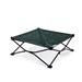 Brunswick Green On the Go Elevated Pet Bed, 30" L X 30" W X 8" H, Medium