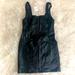 Free People Dresses | Faux Leather Free People Dress | Color: Black | Size: 4