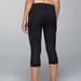 Lululemon Athletica Pants & Jumpsuits | Lululemon Run For Fun Crop - Black - Size 6 | Color: Black | Size: 6