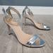 J. Crew Shoes | J Crew Silver Mirror Heels Sandals 6m | Color: Silver | Size: 6