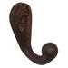 RCH Supply Company Decorative Wall Hook Metal in Orange/Brown | 2.2 H x 1 W x 1.6 D in | Wayfair 8390RST55-2
