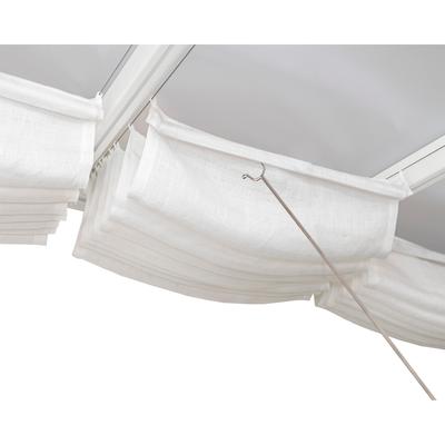 10 ft. White Patio Cover Shade