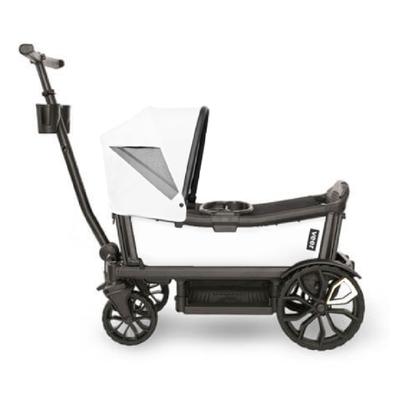 Veer Cruiser (2 Seater) Stroller Wagon + Canopy Bundle - Savanna White/Savanna White