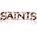 Imperial New Orleans Saints 10'' x 45.5'' Lighted Recycled Metal Sign