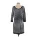 Gap Outlet Casual Dress - Shift: Blue Stripes Dresses - Women's Size Small