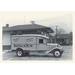 Buyenlarge 'Kingan's Meat Truck #3' Photographic Print in Black/White | 20 H x 30 W x 1.5 D in | Wayfair 0-587-15921-9C2030