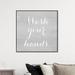 Ivy Bronx 'Wash Your Hands' Textual Art on Wrapped Canvas Metal in Gray/White | 25 H x 25 W x 1.75 D in | Wayfair 7FDD4D0CA5574C82BAE299E8476DBD32