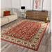 Green/Red 96 x 60 x 0.05 in Indoor/Outdoor Area Rug - Lark Manor™ Oriental Red/Light Green/Cream Indoor/Outdoor Area Rug | Wayfair