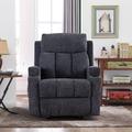 Red Barrel Studio® 33.5" Wide Breathable Manual Massage Recliner - Spacious & Contemporary Mildew Resistant/Scratch/Tear Resistant/Stain Resistant | Wayfair