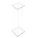 Rebrilliant 3/4" Rods Clear Riser Acrylic Transparent Plexiglass Pedestal Table Display Podium Plastic/Acrylic | 24 H x 6 W x 6 D in | Wayfair