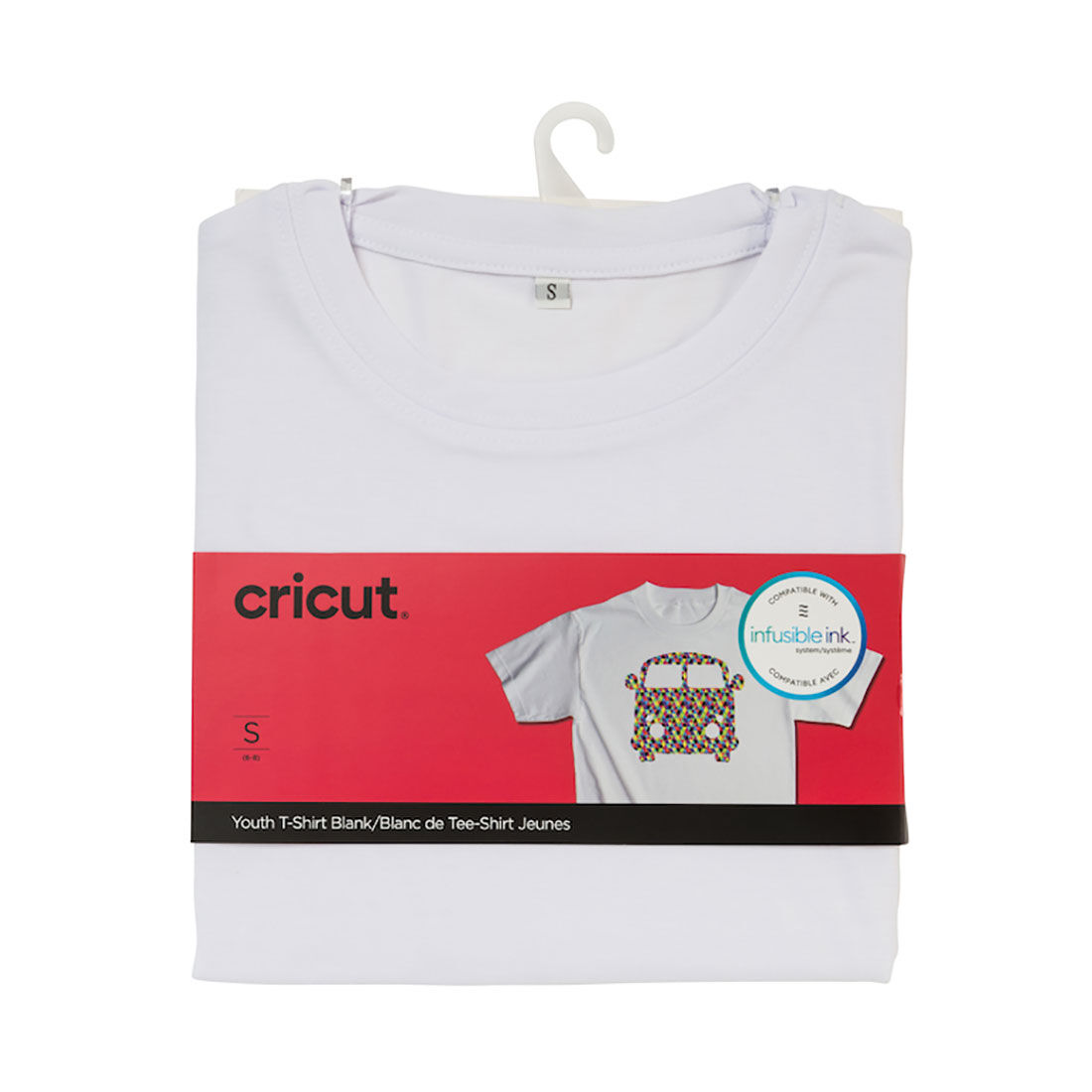 Cricut Youth T-Shirt Blank | Crew Neck | White